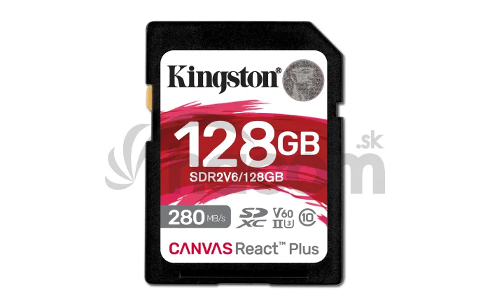 Kingston Canvas React Plus/SDXC/128 GB/UHS-II U3 ??/ Class 10