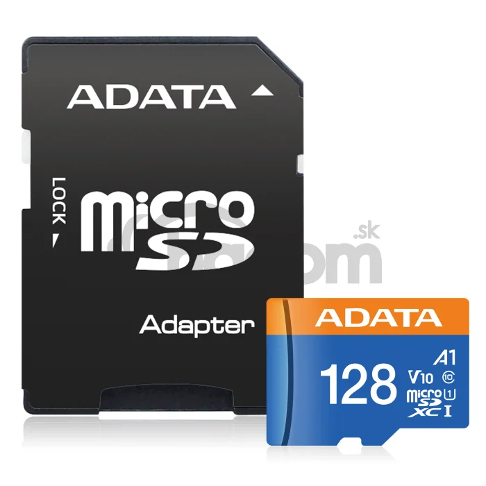 Adata/micro SDXC/128GB/UHS-I U1 / Class 10/+ Adaptér