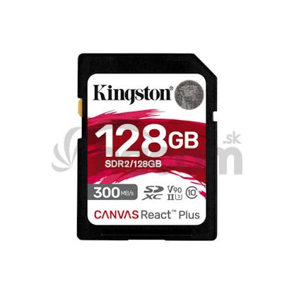 Kingston Canvas React Plus/SDHC/128 GB/UHS-II U3 / Class 10