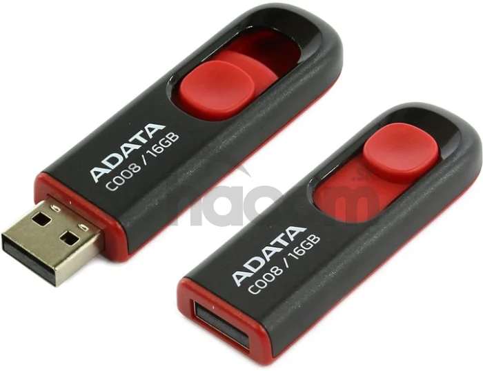 ADATA C008/16GB/USB 2.0/USB-A/Červená