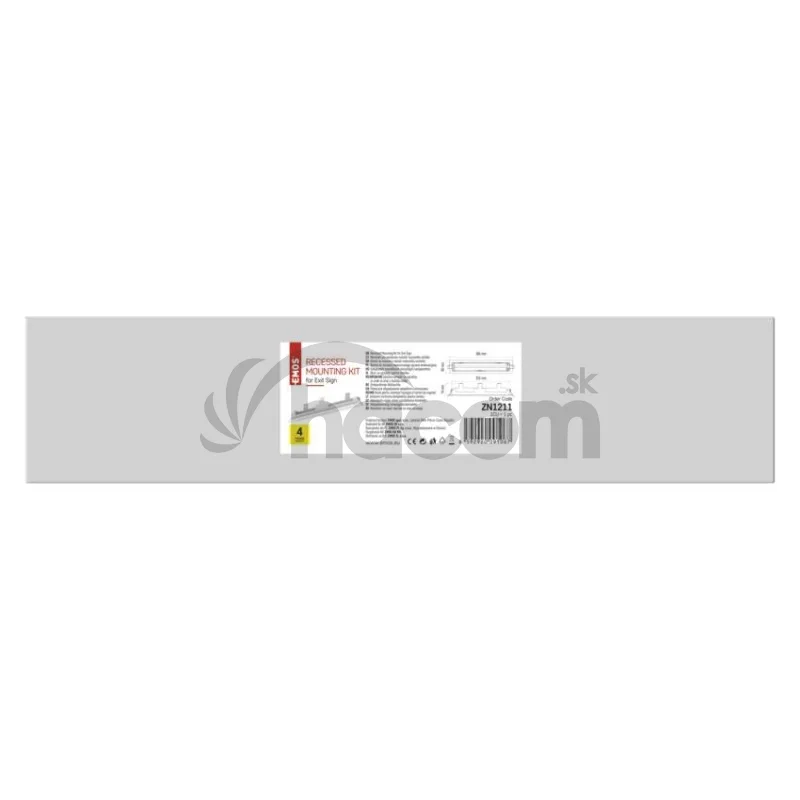 Rámik na vstavanú montáž núdzového svietidla CESSI ZN1210