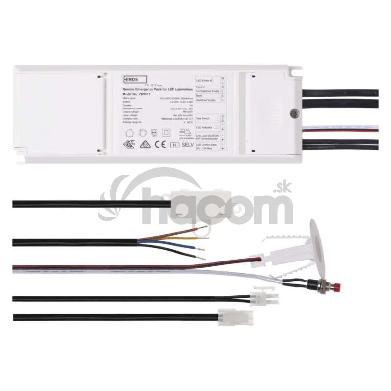 Modul núdzového osvetlenia MT 6 W/1 h
