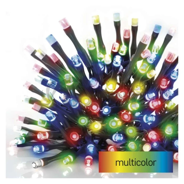 Standard LED spojovacia vianočná reťaz, 10 m, vonkajšia aj vnútorná, multicolor