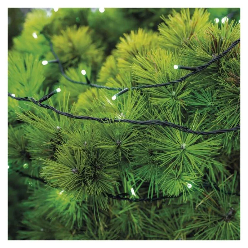 Standard LED spojovacia vianočná reťaz, 10 m, vonkajšia aj vnútorná, zelená