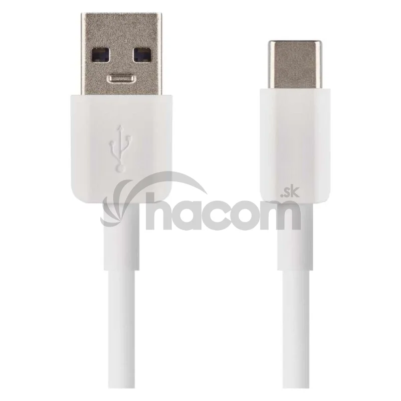 Nabíjací a dátový kábel USB-A 2.0 / USB-C 2.0, 1,5 m, biely