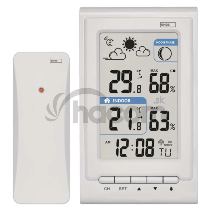 Domáca bezdrôtová meteostanica E0352