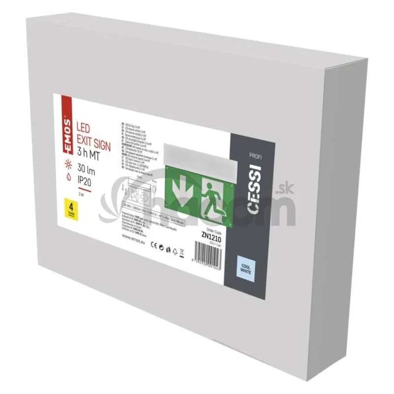 LED Núdzové svietidlo CESSI 3W 3H MT