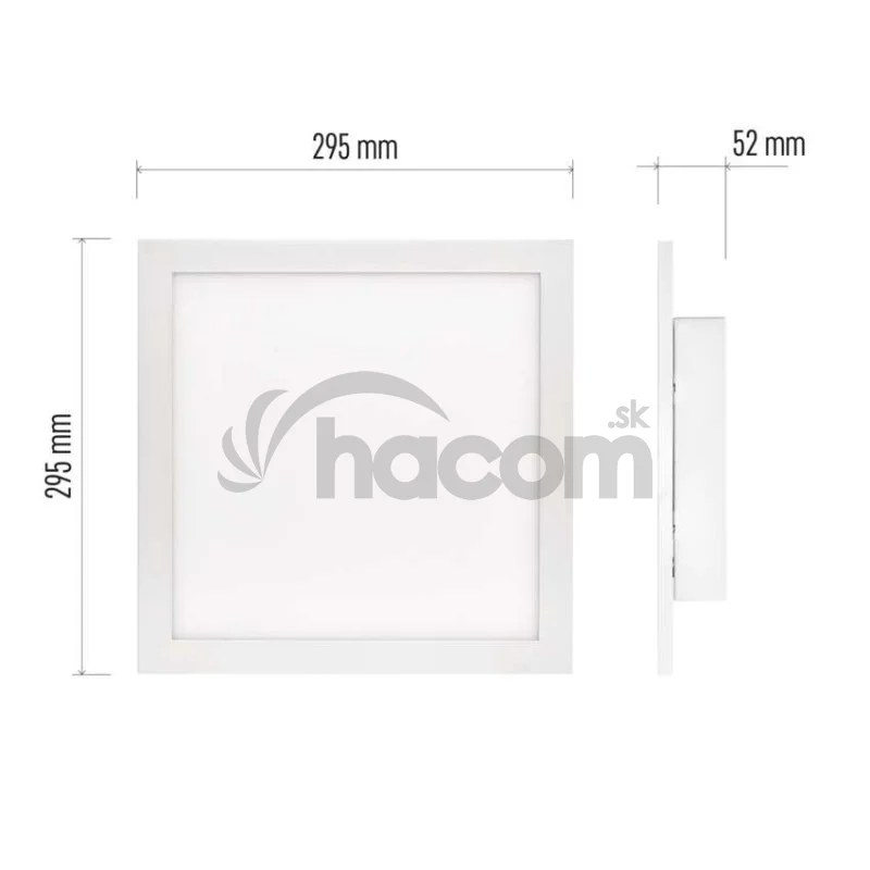 LED panel prisadený RIVI 30x30, 20W, stmiev.so zmenou CCT