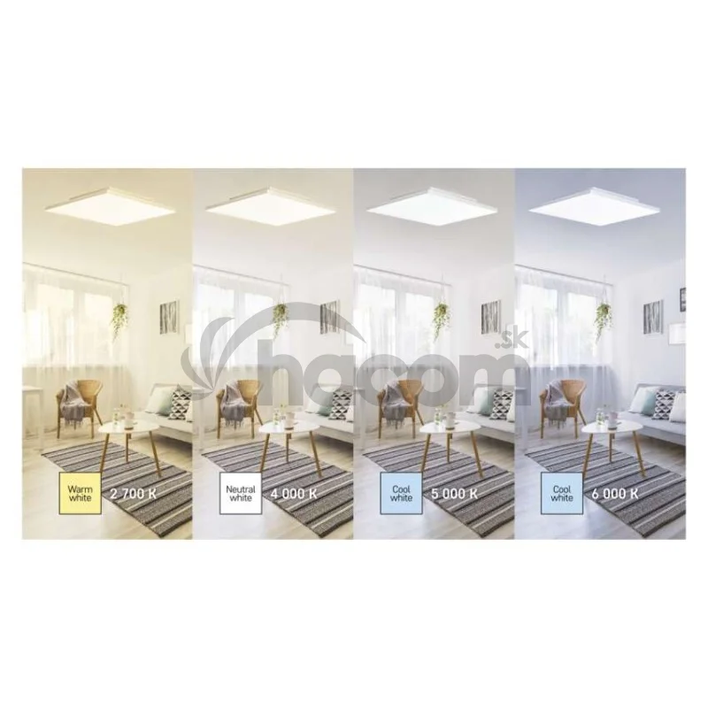 LED panel RIVI prisadený 30x60, 25W, stmiev.so zmenou CCT