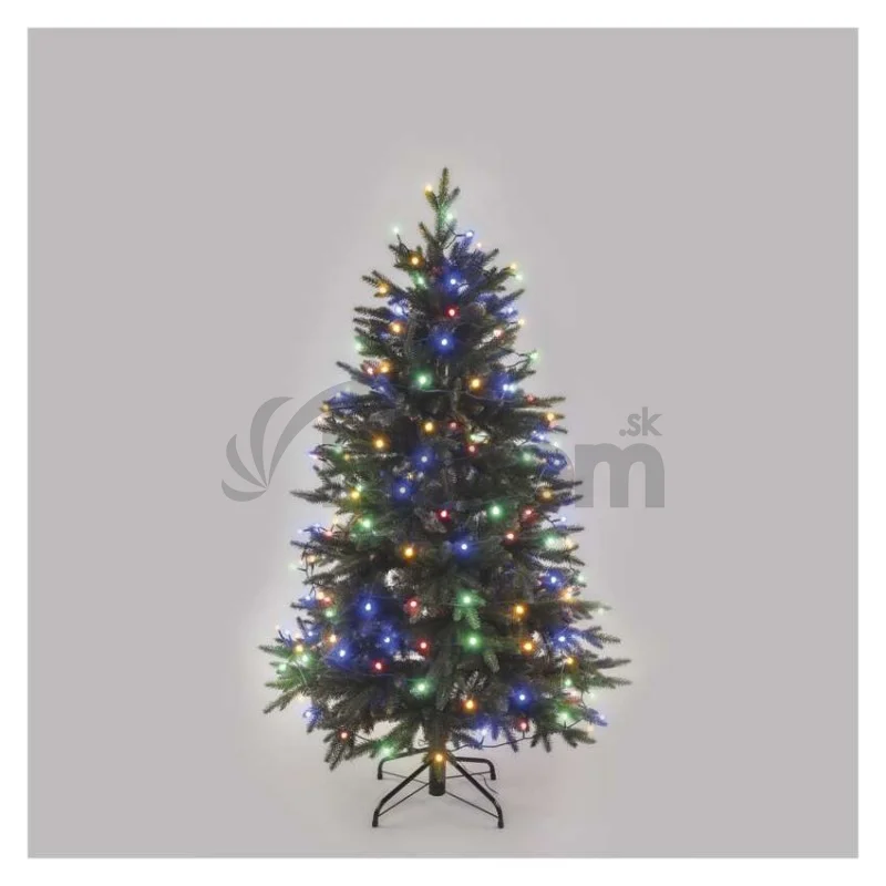 LED vianočná cherry reťaz – guličky, 20 m, vonkajšia aj vnútorná, multicolor, časovač