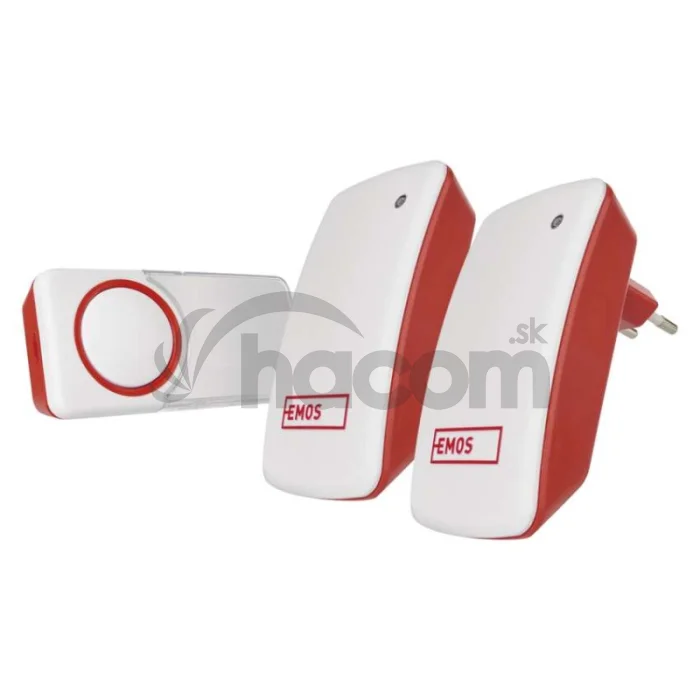 Domový bezdrôtový zvonček bez baterie P5750.2R do zásuvky