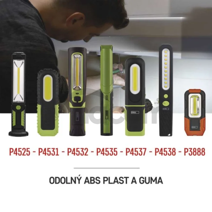SMD LED + LED nabíj. svietidlo P4538, 700 lm, 1200 mAh