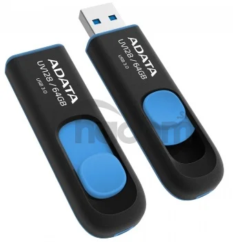 ADATA UV128/64GB/USB 3.2/USB-A/Modrá