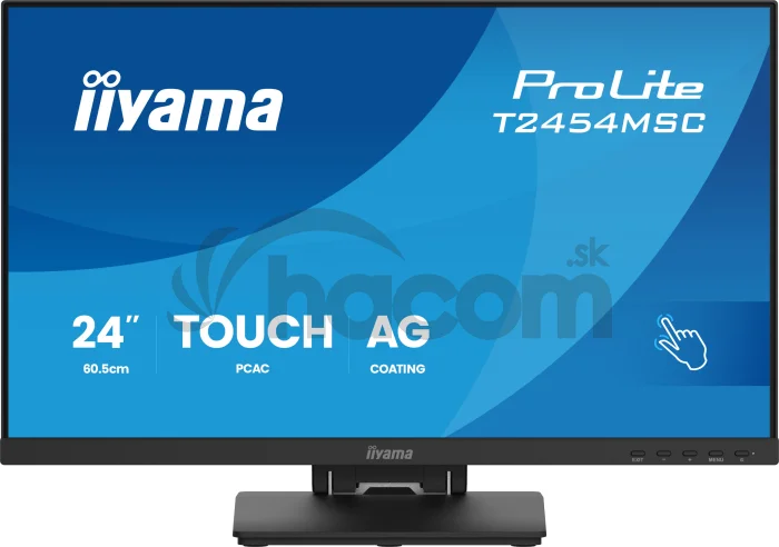 24" iiyama T2454MSC-B3AG - IPS, FHD, USB, repro