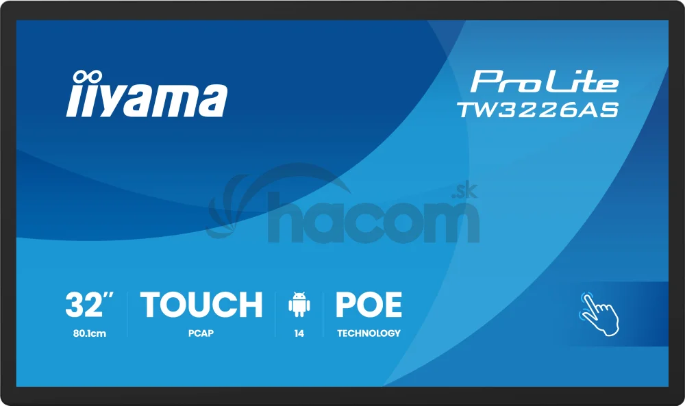 32" iiyama TW3226AS-B3P: VA, FHD, Android, POE