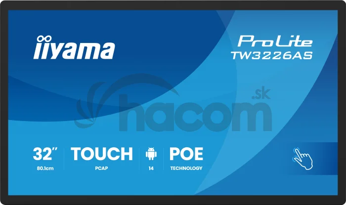 32" iiyama TW3226AS-B3P: VA, FHD, Android, POE