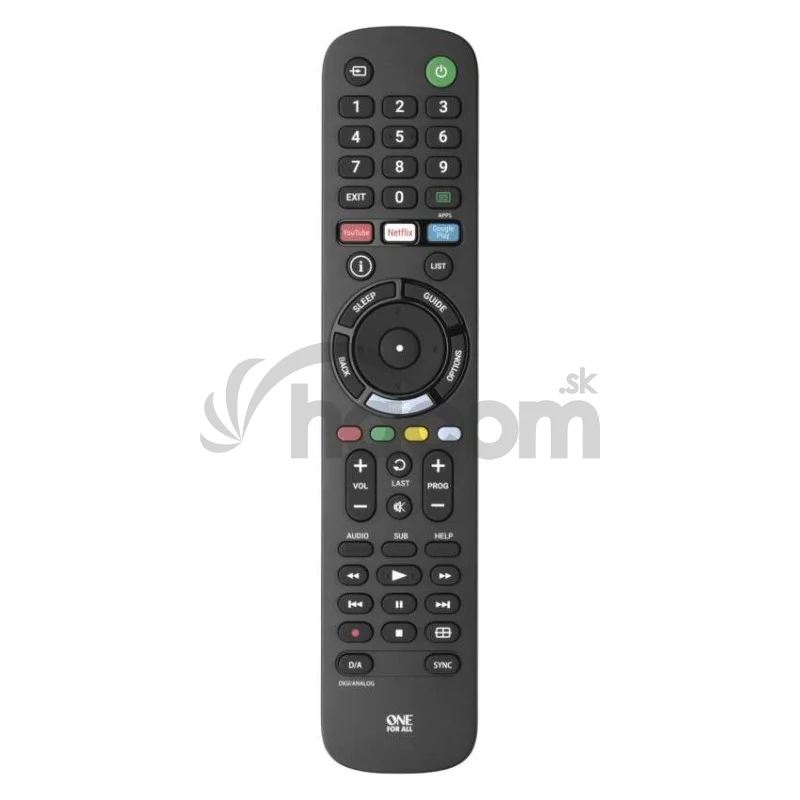 Ďiaľkový ovládač OFA pre TV Sony