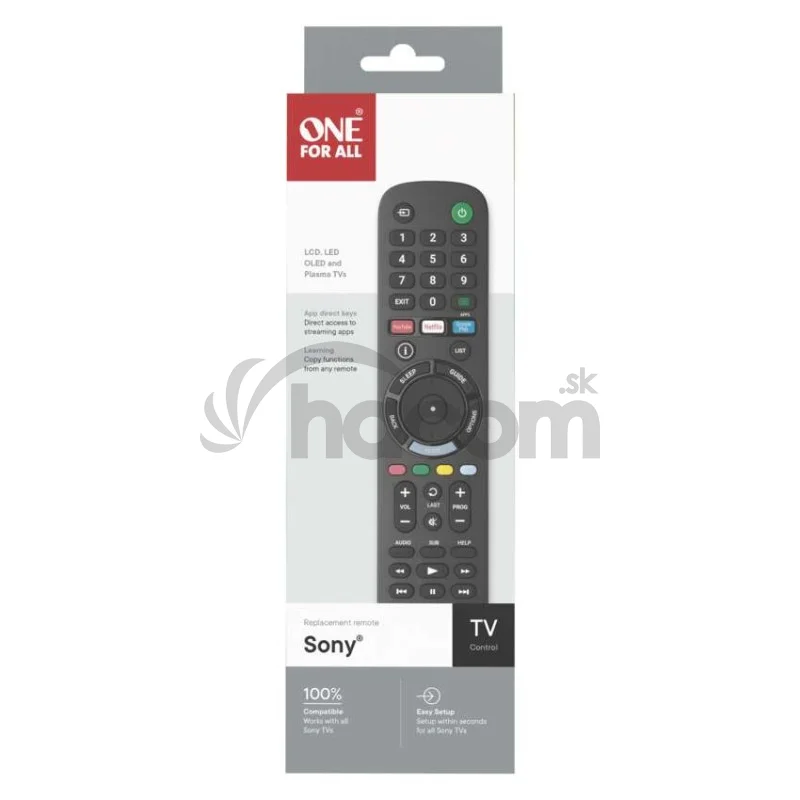 Ďiaľkový ovládač OFA pre TV Sony