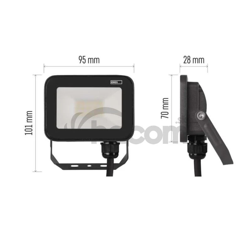 LED reflektor INOVO, 10W neutrálna biela