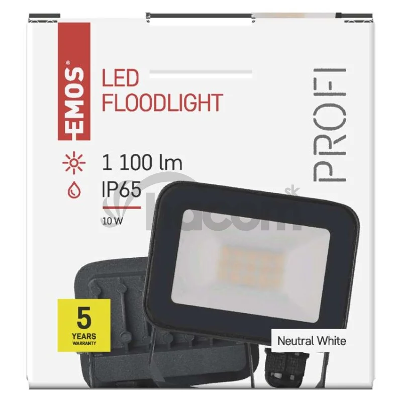 LED reflektor INOVO, 10W neutrálna biela