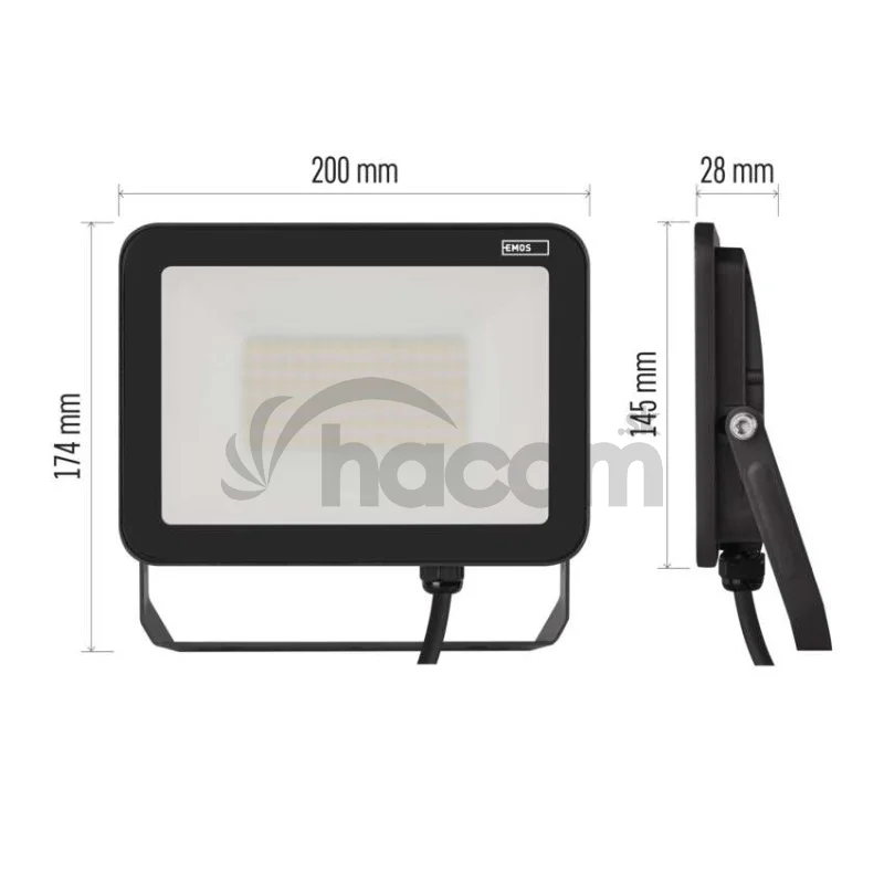 LED reflektor INOVO, 50W neutrálna biela