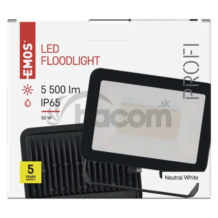 LED reflektor INOVO, 50W neutrálna biela