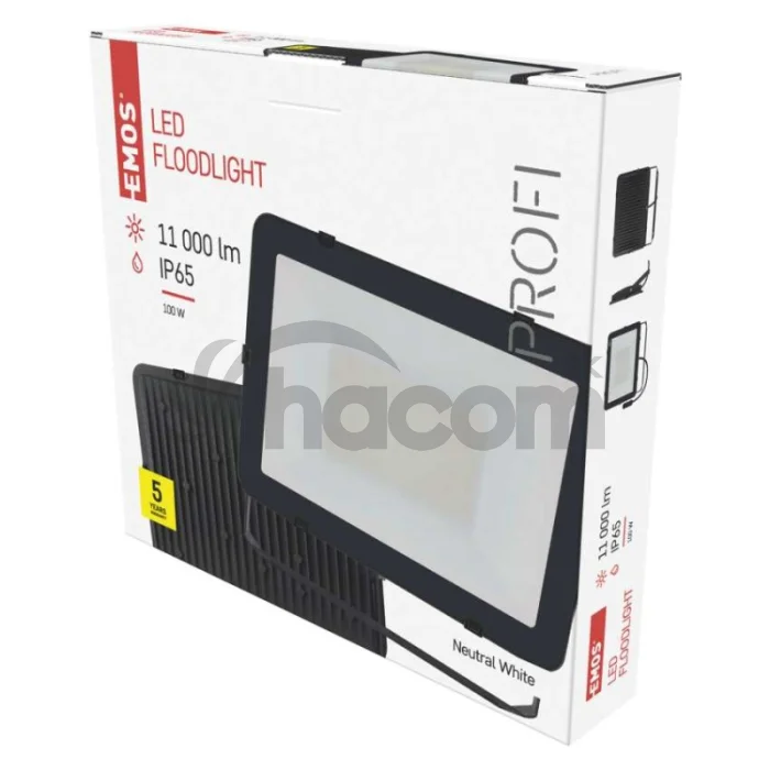 LED reflektor INOVO, 100W neutrálna biela