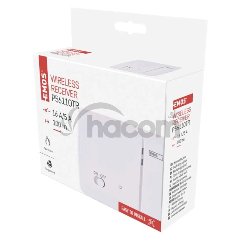 Príjímač pre programovateľný bezdrôtový OpenTherm termostat P5611OT, P56S11, P56A11