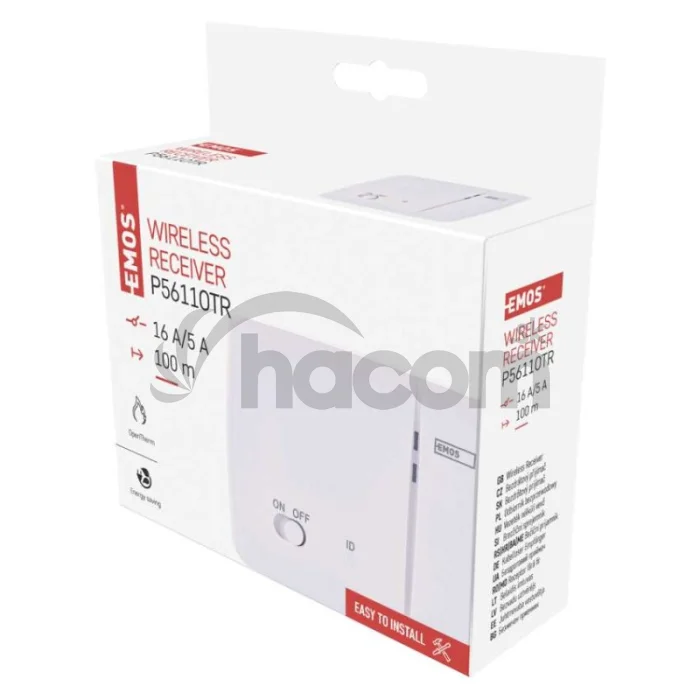 Príjímač pre programovateľný bezdrôtový OpenTherm termostat P5611OT, P56S11, P56A11