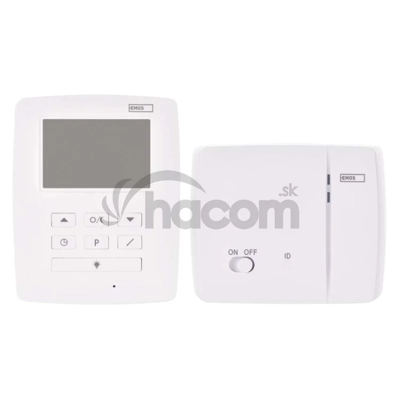Pokojový programovatelný bezdrátový OpenTherm termostat P5611OT.2R se 2 přijímači