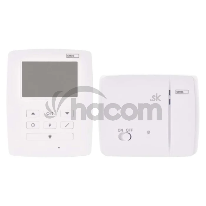 Pokojový programovatelný bezdrátový OpenTherm termostat P5611OT.2R se 2 přijímači