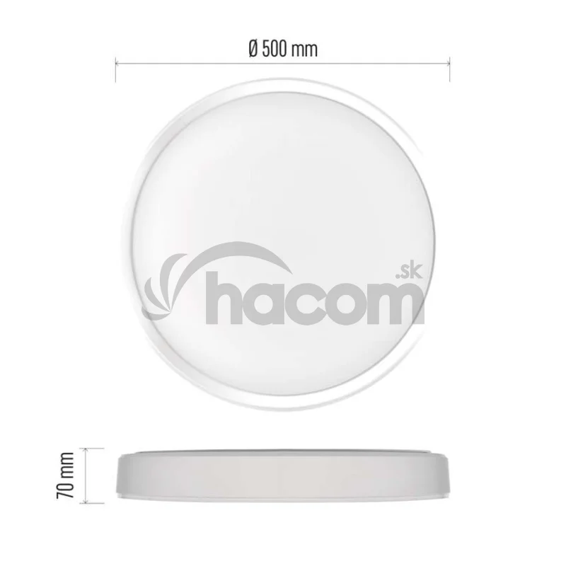 LED prisadené svietidlo ILVI, kruhové 45W, stmiev.so zmenou CCT