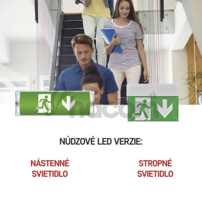 LED Núdzové svietidlo NESSI 3W 3H IP65
