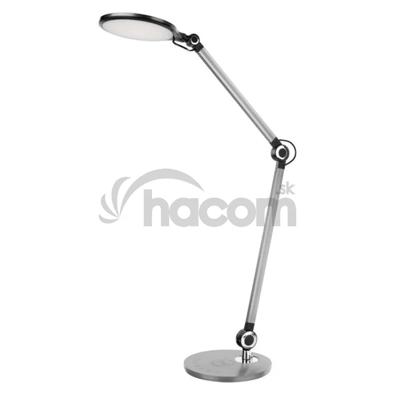 LED stolná lampa KAREN, sivá