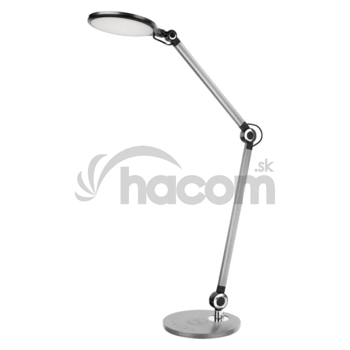 LED stolná lampa KAREN, sivá