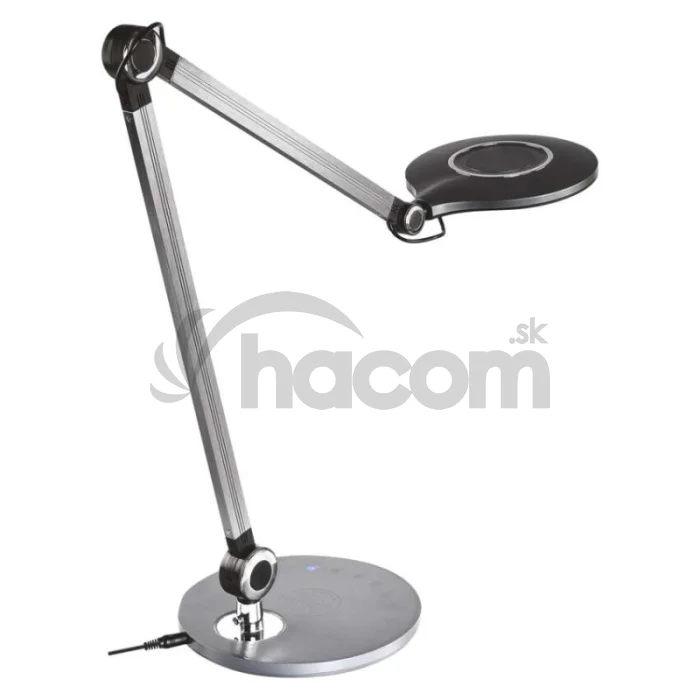 LED stolná lampa KAREN, sivá