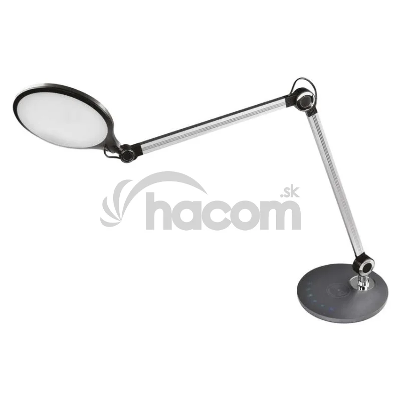 LED stolná lampa KAREN, sivá