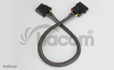 AKASA - 4-pin molex - 30 cm predlžovací kábel