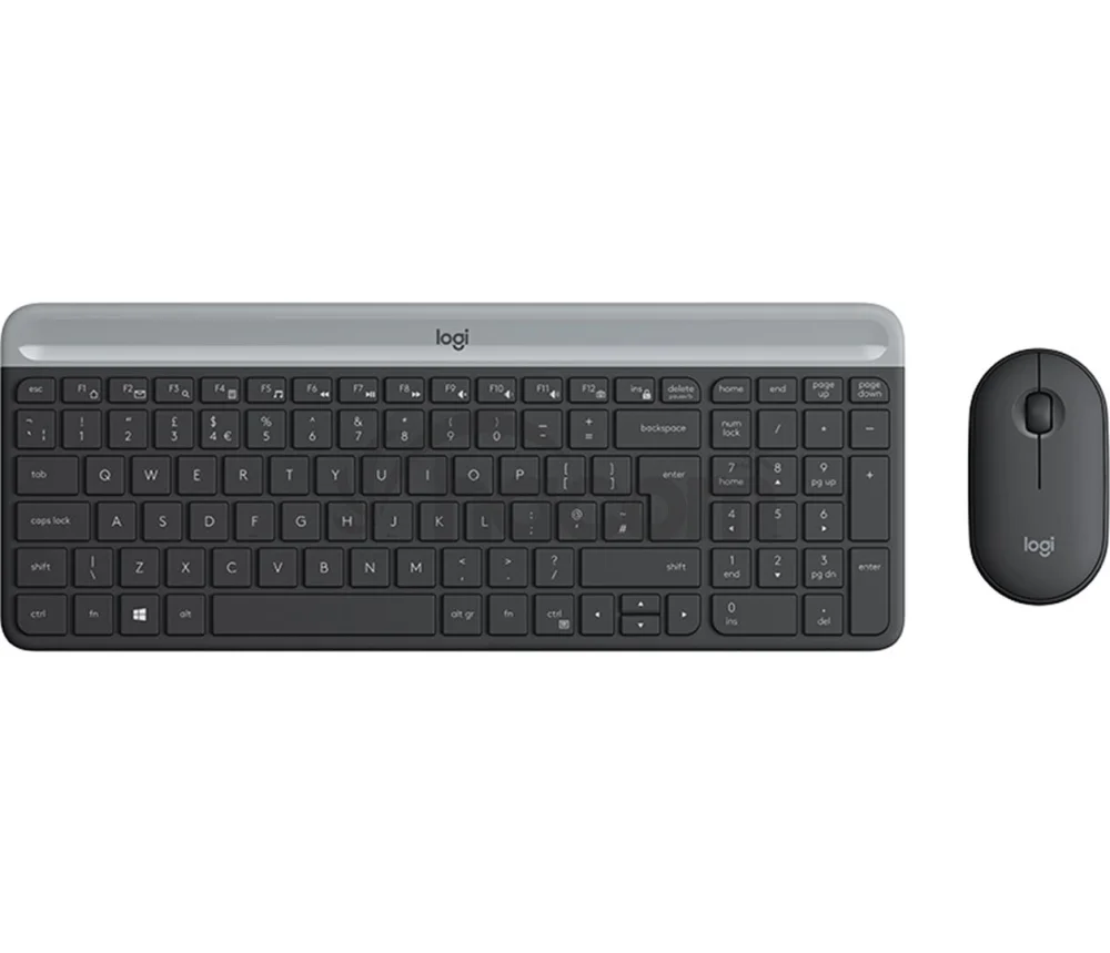 PROMO set Logitech slim Wireless MK470 graphite US