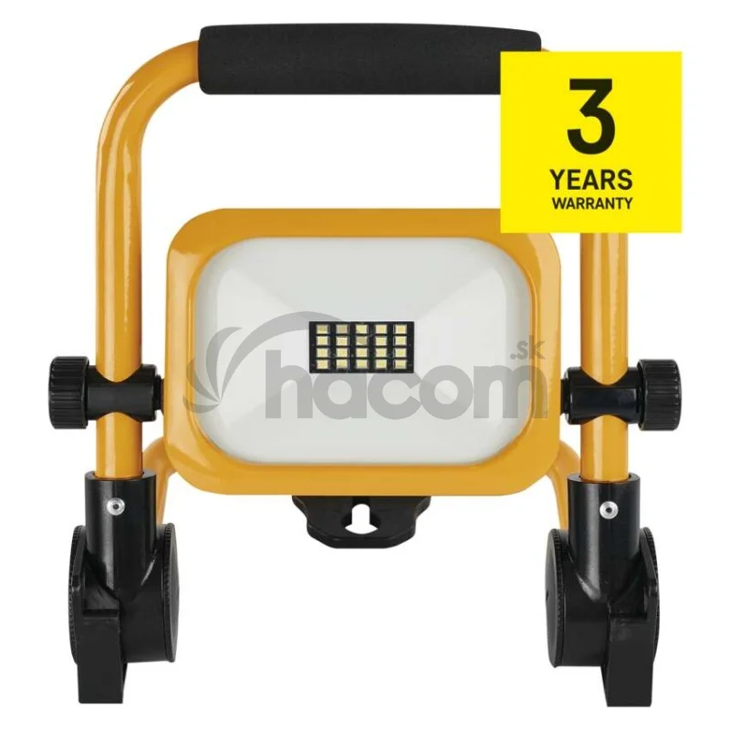LED reflektor ACCO nabíjací prenosný, 10 W studená biela