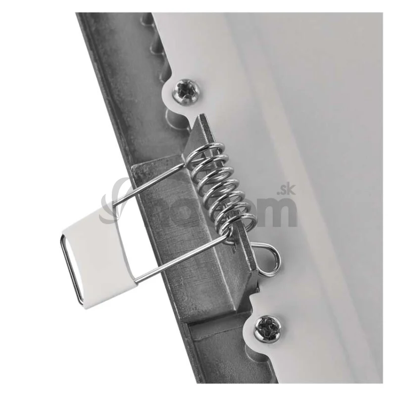 LED vstavané svietidlo NEXXO, štvorec, strieborné, 12W, CCT