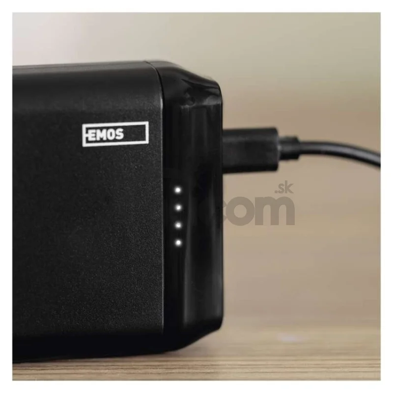 Power bank EMOS Alpha2 20, 20 000 mAh, 10 W, čierny