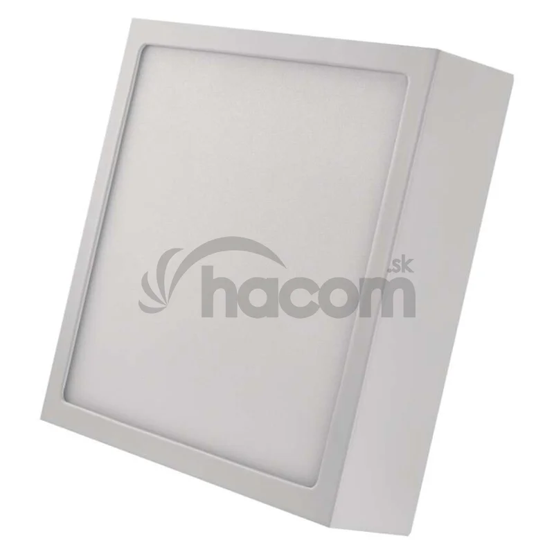 LED prisadené svietidlo, štvorec, biele, 12,5W, CCT