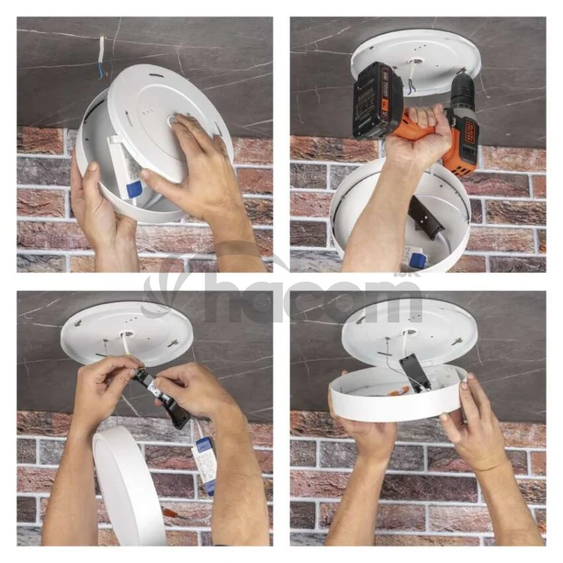 LED povrchové svietidlo NEXXO, okrúhle, biele, 28,5W, neutrálna biela