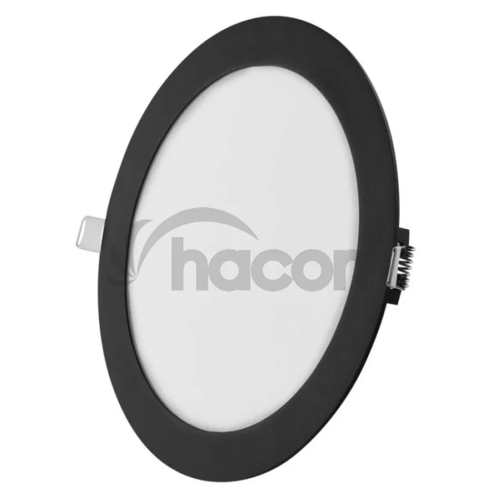 LED vstavané svietidlo NEXXO, kruhové, čierne, 18W, CCT