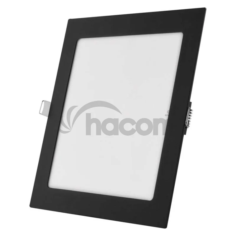 LED vstavané svietidlo NEXXO, štvorec, čierne, 18W, CCT