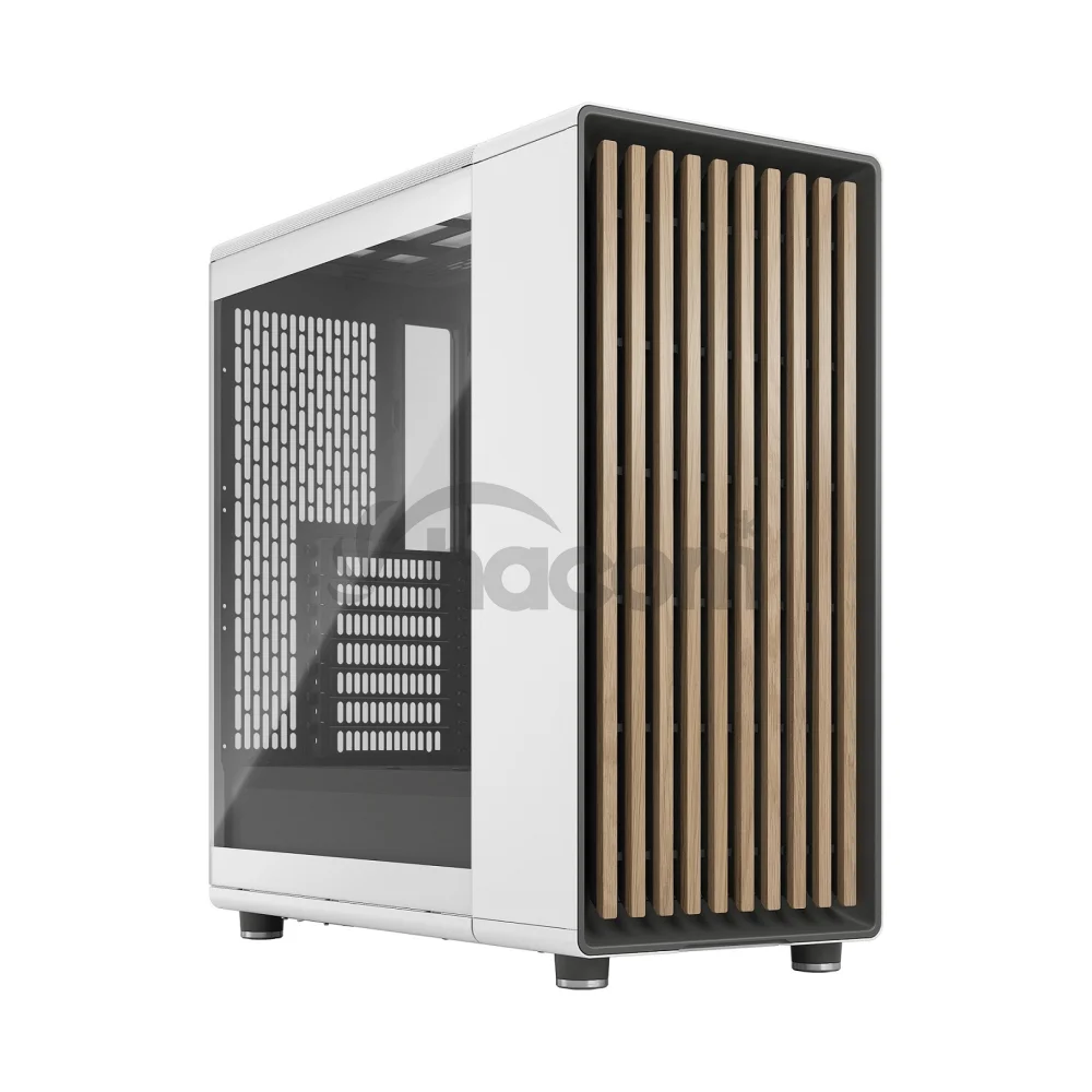 Fractal Design North Chalk White TG Clear/Midi Tower/Transpar./Biela