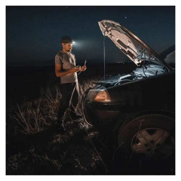 LED čelovka GP Discovery CHW54, 375 lm