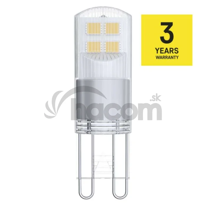LED žiarovka Classic JC / G9 / 1,9 W (22 W) / 210 lm / teplá biela
