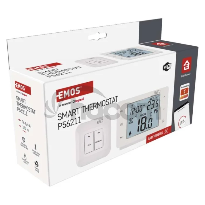 Izbový programovateľný bezdrôtový WiFi GoSmart termostat P56211